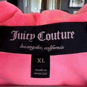 Vintage Juicy Couture Zip Up jacket with Juicy charm Zipper
